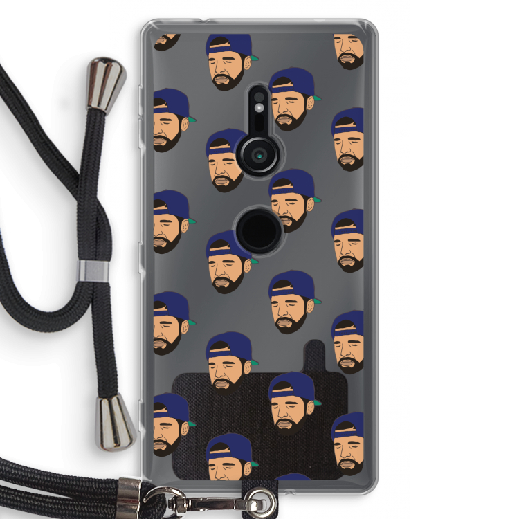 Drake Away: Sony Xperia XZ2 Transparant Hoesje met koord