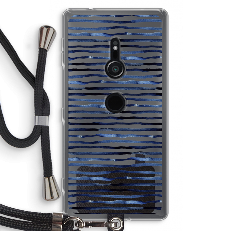 Verrassende lijnen: Sony Xperia XZ2 Transparant Hoesje met koord