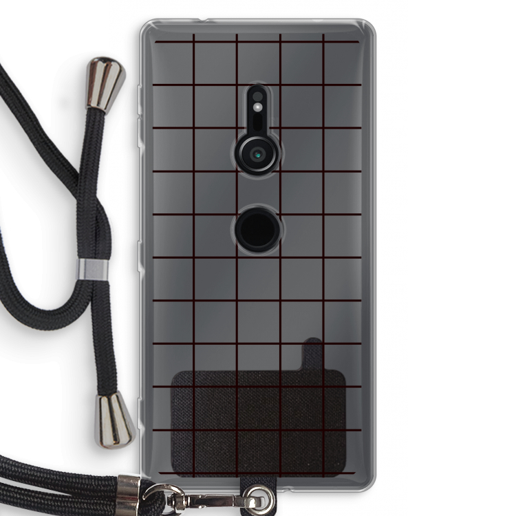 Rooster: Sony Xperia XZ2 Transparant Hoesje met koord