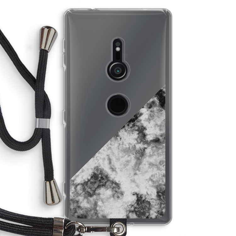 Onweer: Sony Xperia XZ2 Transparant Hoesje met koord