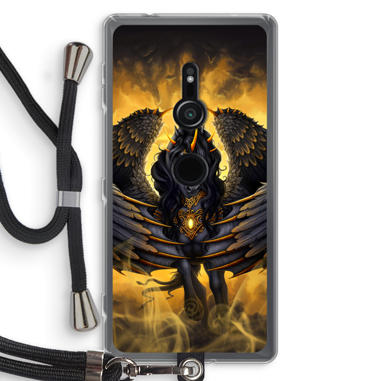 Pegasus: Sony Xperia XZ2 Transparant Hoesje met koord
