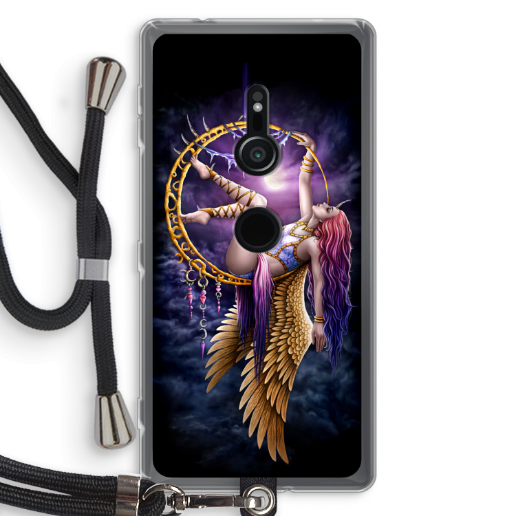 Aerial Angel: Sony Xperia XZ2 Transparant Hoesje met koord