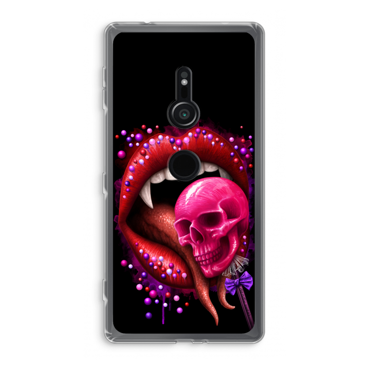 Dodelijk zoet: Sony Xperia XZ2 Transparant Hoesje