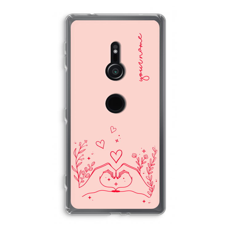 Love is in the air: Sony Xperia XZ2 Transparant Hoesje