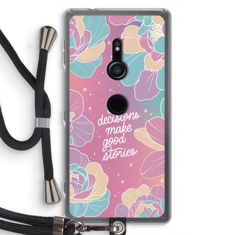 Good stories: Sony Xperia XZ2 Transparant Hoesje met koord