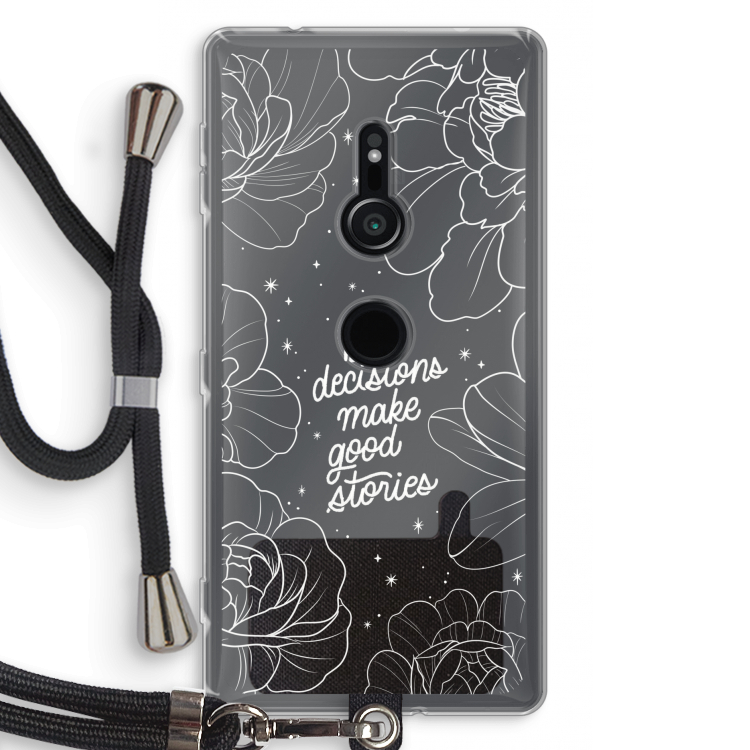 Good stories: Sony Xperia XZ2 Transparant Hoesje met koord