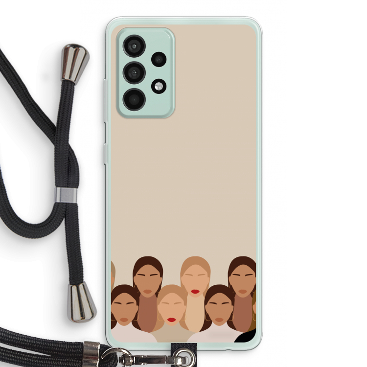 Girls girls girls: Samsung Galaxy A52s 5G Transparant Hoesje met koord