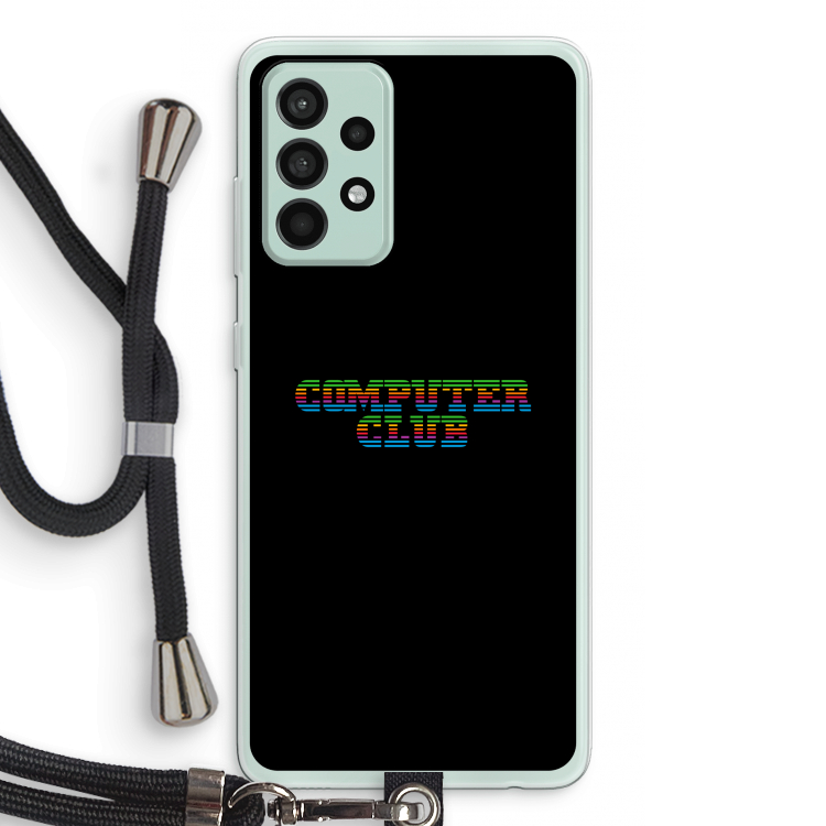 Retro: Samsung Galaxy A52s 5G Transparant Hoesje met koord
