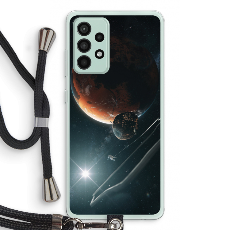 Mars Renaissance: Samsung Galaxy A52s 5G Transparant Hoesje met koord