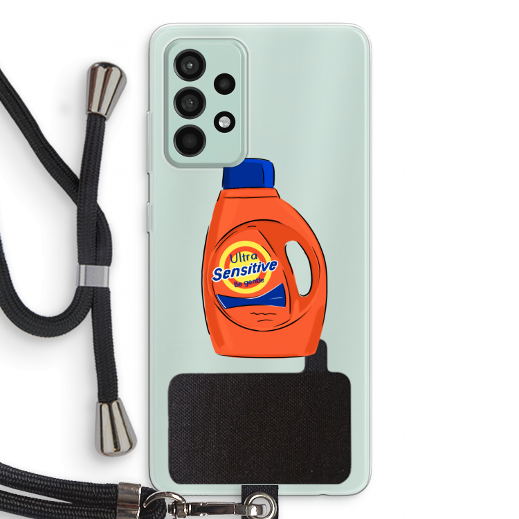 Ultra Sensitive: Samsung Galaxy A52s 5G Transparant Hoesje met koord