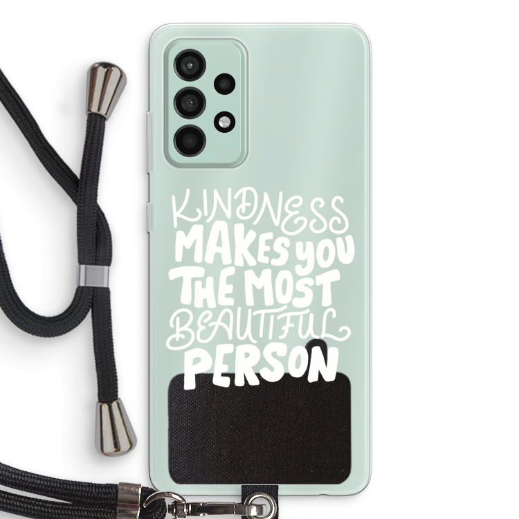 The prettiest: Samsung Galaxy A52s 5G Transparant Hoesje met koord