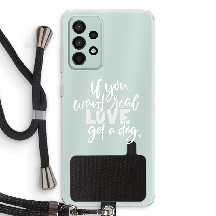 Partner in crime: Samsung Galaxy A52s 5G Transparant Hoesje met koord