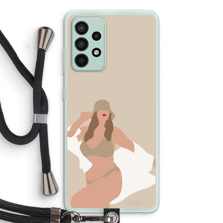 One of a kind: Samsung Galaxy A52s 5G Transparant Hoesje met koord