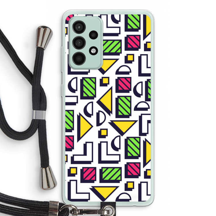 8-bit N°4: Samsung Galaxy A52s 5G Transparant Hoesje met koord