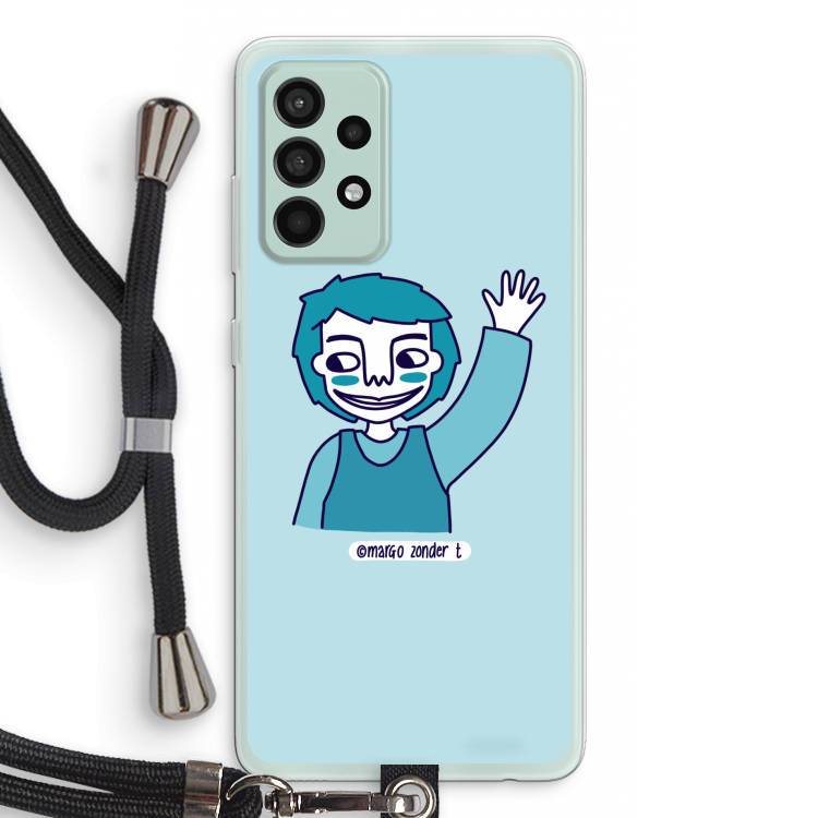 Zwaai: Samsung Galaxy A52s 5G Transparant Hoesje met koord