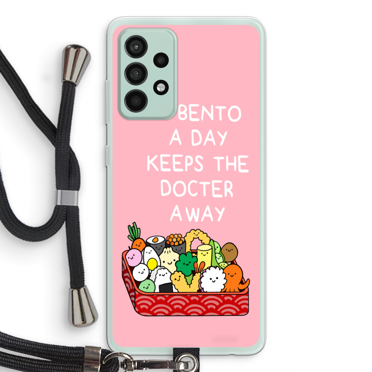 Bento a day: Samsung Galaxy A52s 5G Transparant Hoesje met koord
