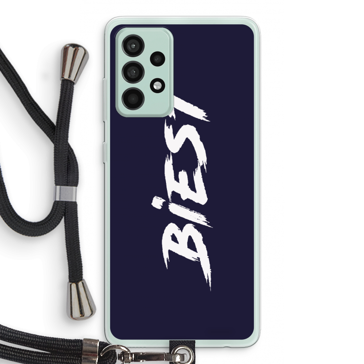 Biest: Samsung Galaxy A52s 5G Transparant Hoesje met koord