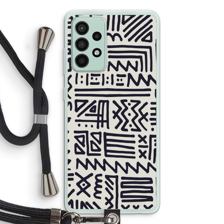 Marrakech print: Samsung Galaxy A52s 5G Transparant Hoesje met koord