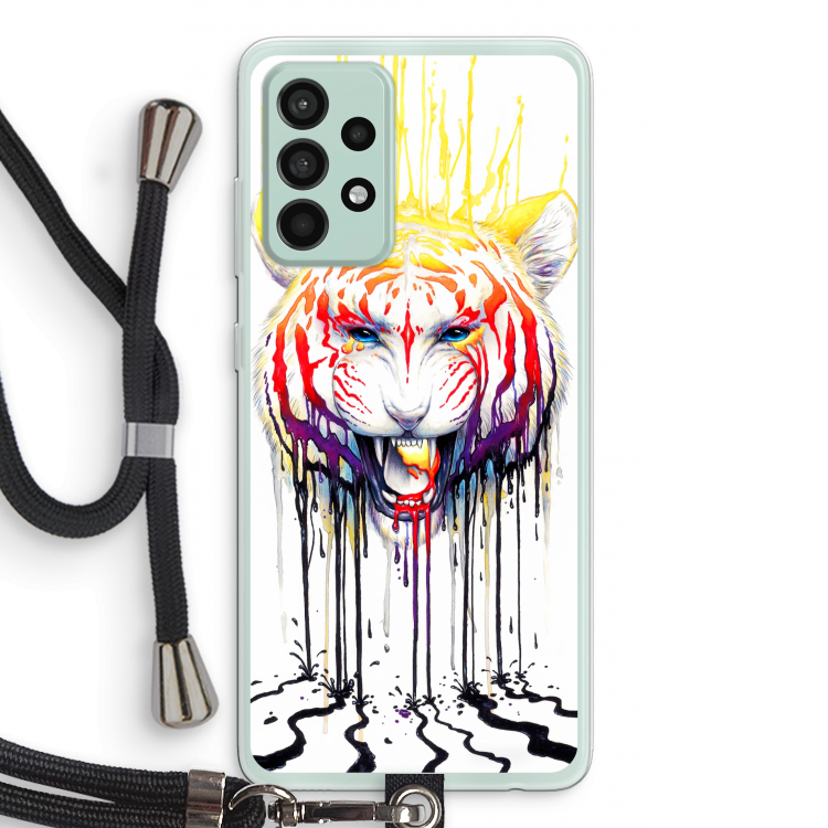 Fading: Samsung Galaxy A52s 5G Transparant Hoesje met koord