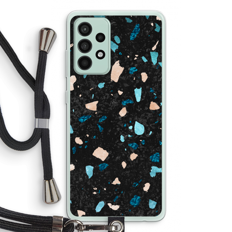Terrazzo N°11: Samsung Galaxy A52s 5G Transparant Hoesje met koord