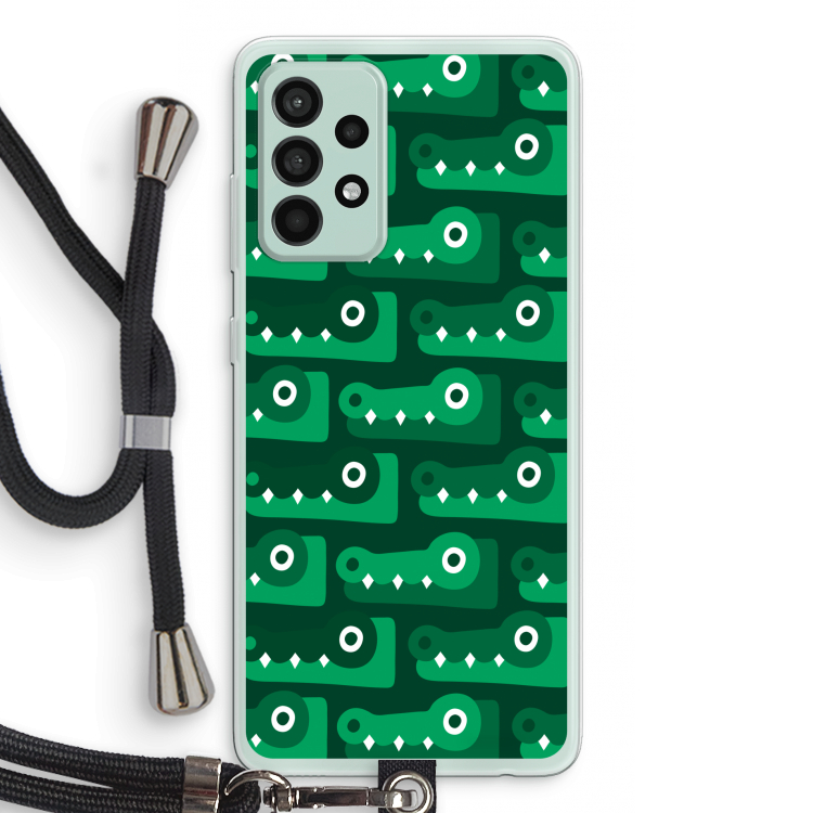 Crocs: Samsung Galaxy A52s 5G Transparant Hoesje met koord