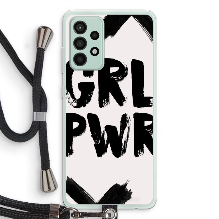 Girl Power #2: Samsung Galaxy A52s 5G Transparant Hoesje met koord