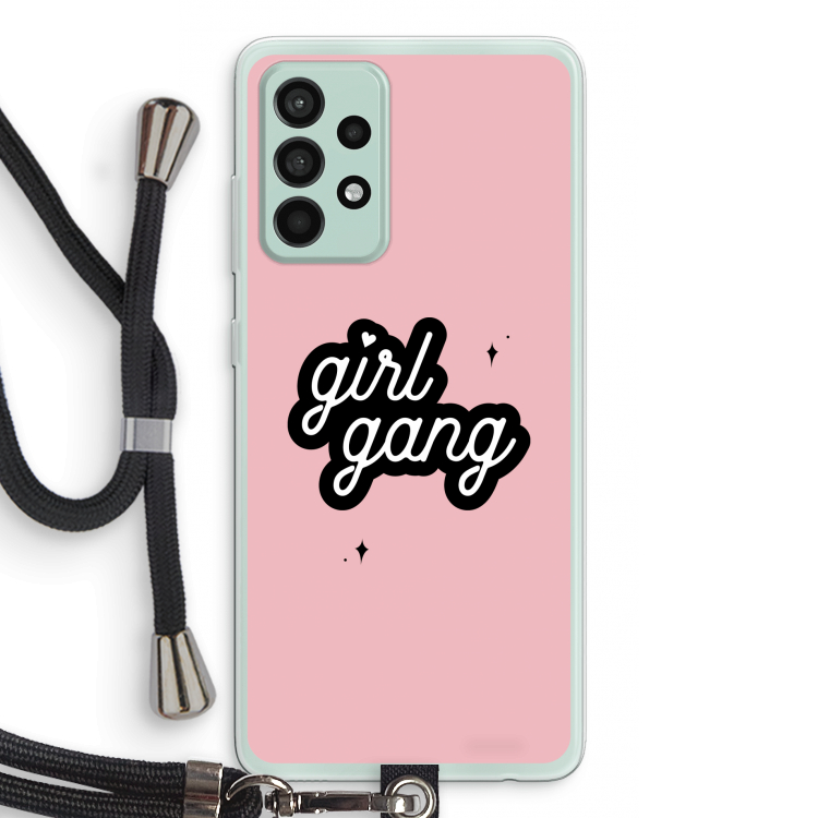 Girl Gang: Samsung Galaxy A52s 5G Transparant Hoesje met koord