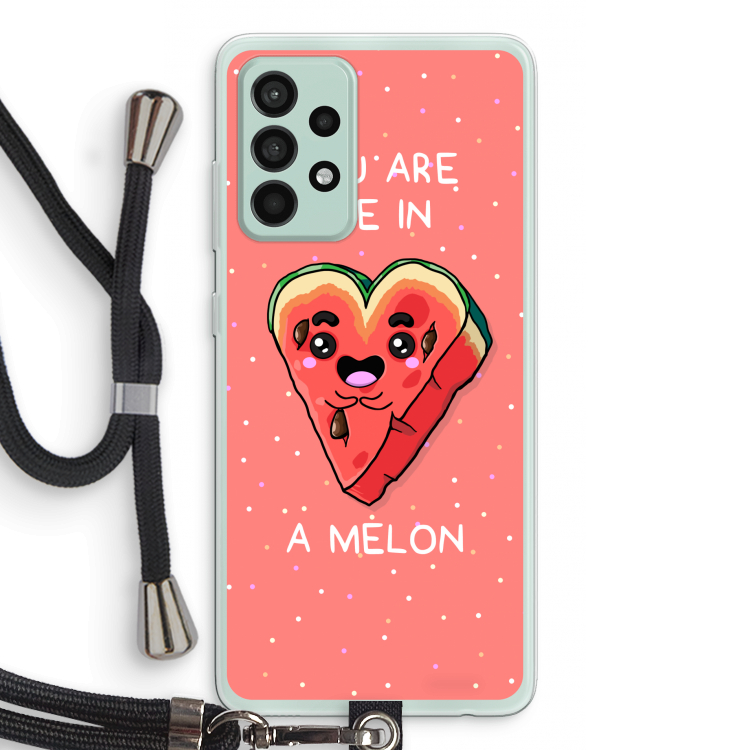 One In A Melon: Samsung Galaxy A52s 5G Transparant Hoesje met koord
