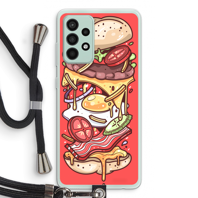Diet Coke Please: Samsung Galaxy A52s 5G Transparant Hoesje met koord