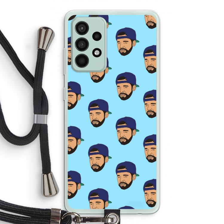 Drake Away: Samsung Galaxy A52s 5G Transparant Hoesje met koord
