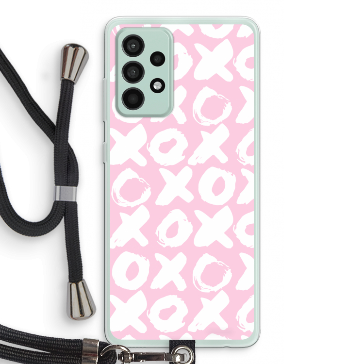 XOXO: Samsung Galaxy A52s 5G Transparant Hoesje met koord