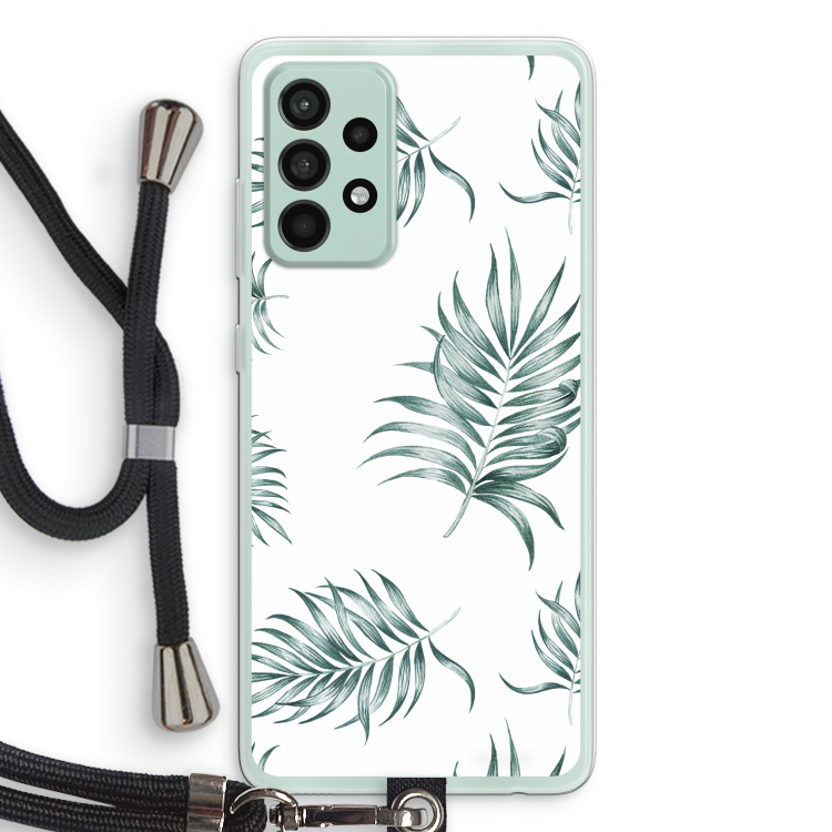 Simple leaves: Samsung Galaxy A52s 5G Transparant Hoesje met koord