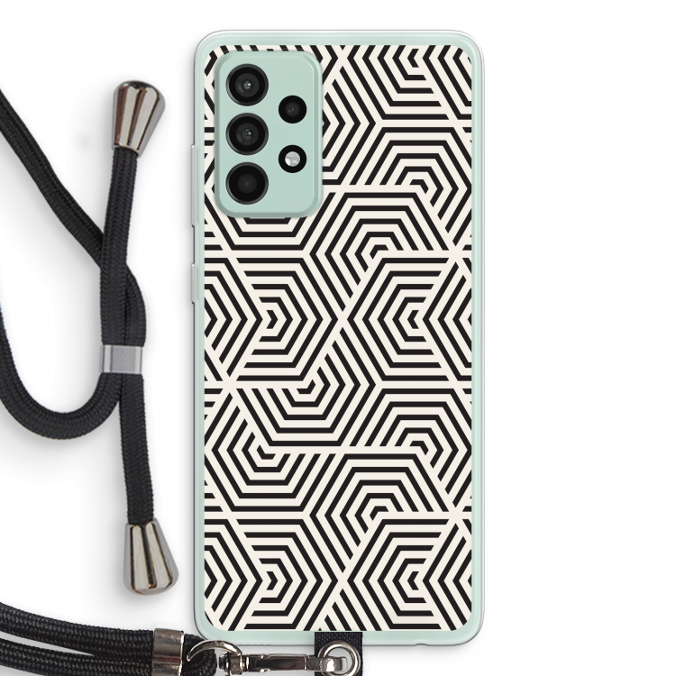 Magic pattern: Samsung Galaxy A52s 5G Transparant Hoesje met koord