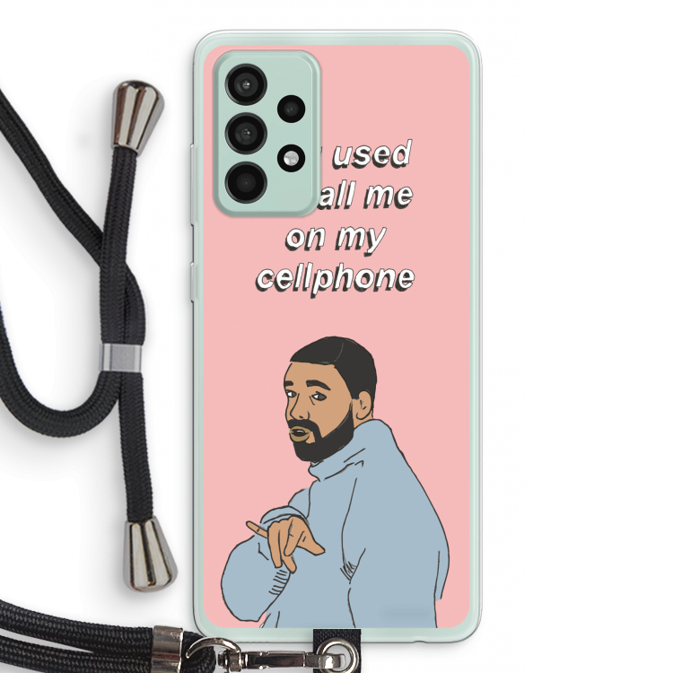 Hotline bling: Samsung Galaxy A52s 5G Transparant Hoesje met koord
