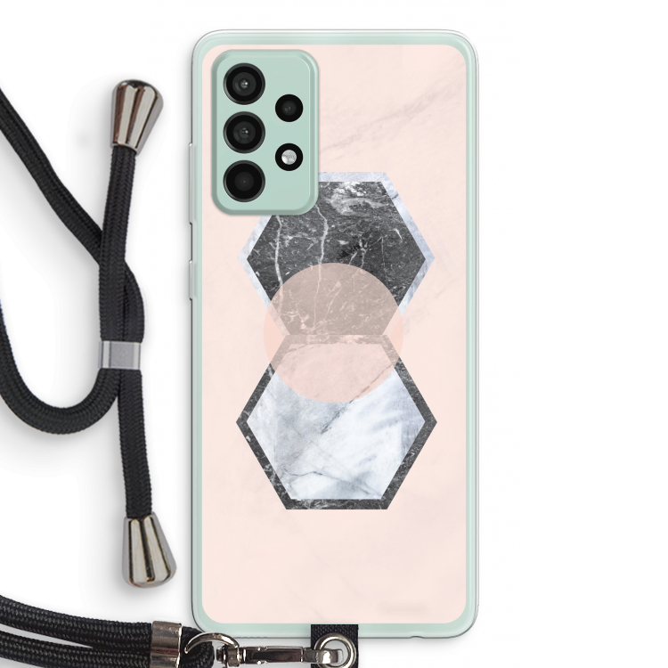 Creatieve toets: Samsung Galaxy A52s 5G Transparant Hoesje met koord