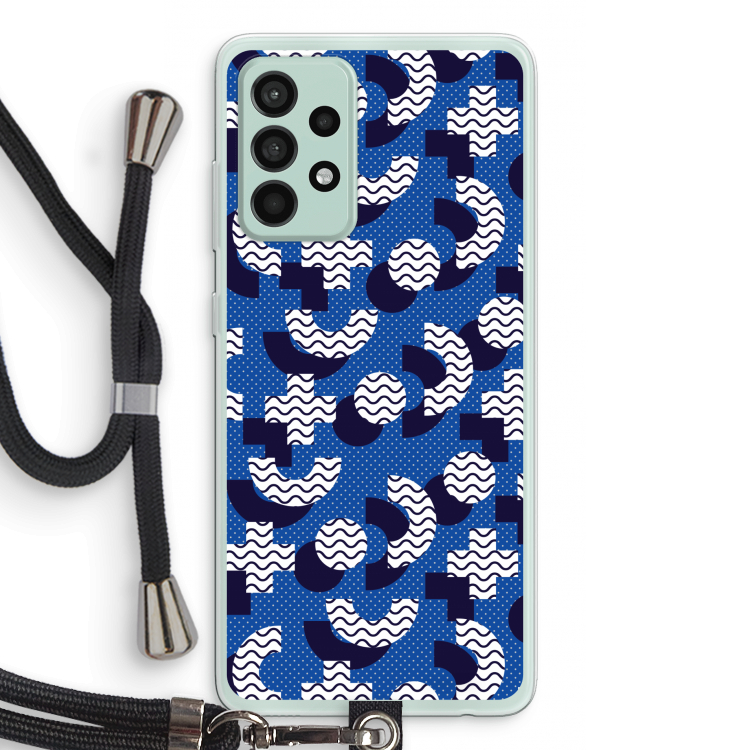 8-bit N°5: Samsung Galaxy A52s 5G Transparant Hoesje met koord