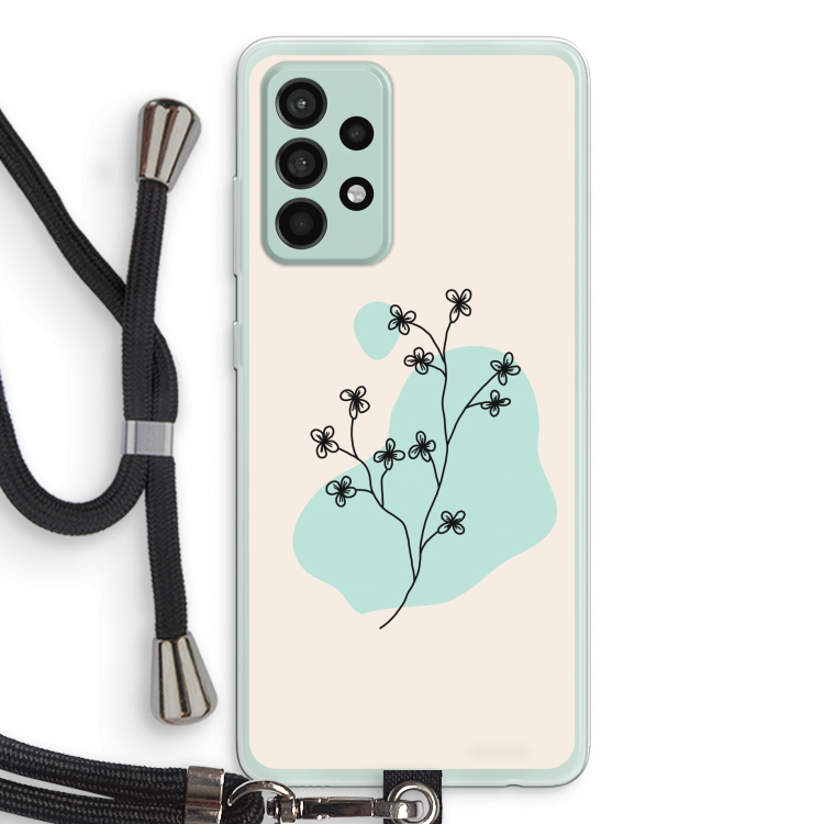 Love your petals: Samsung Galaxy A52s 5G Transparant Hoesje met koord