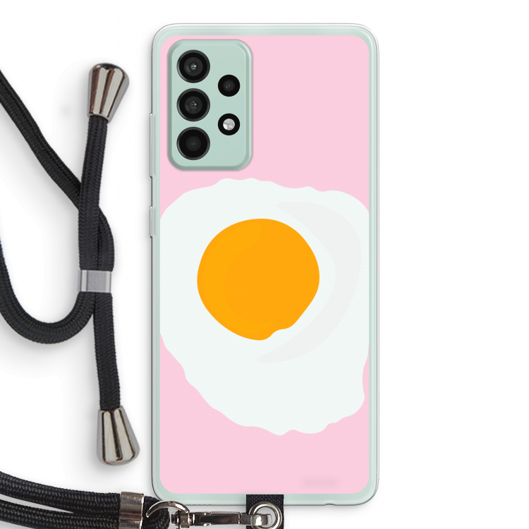 Sunny side up: Samsung Galaxy A52s 5G Transparant Hoesje met koord