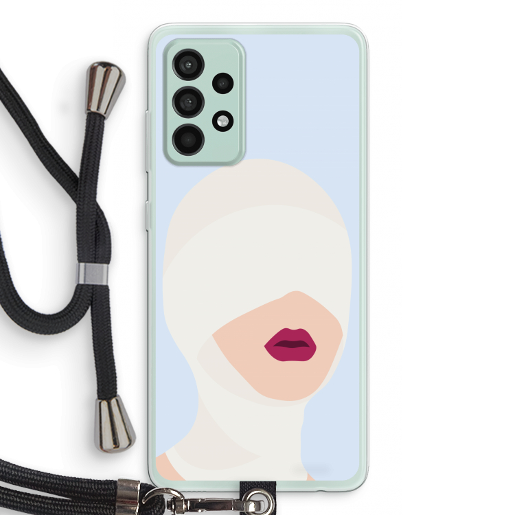 Incognito: Samsung Galaxy A52s 5G Transparant Hoesje met koord