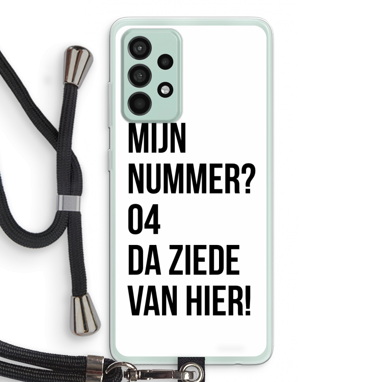 Da ziede van hier: Samsung Galaxy A52s 5G Transparant Hoesje met koord