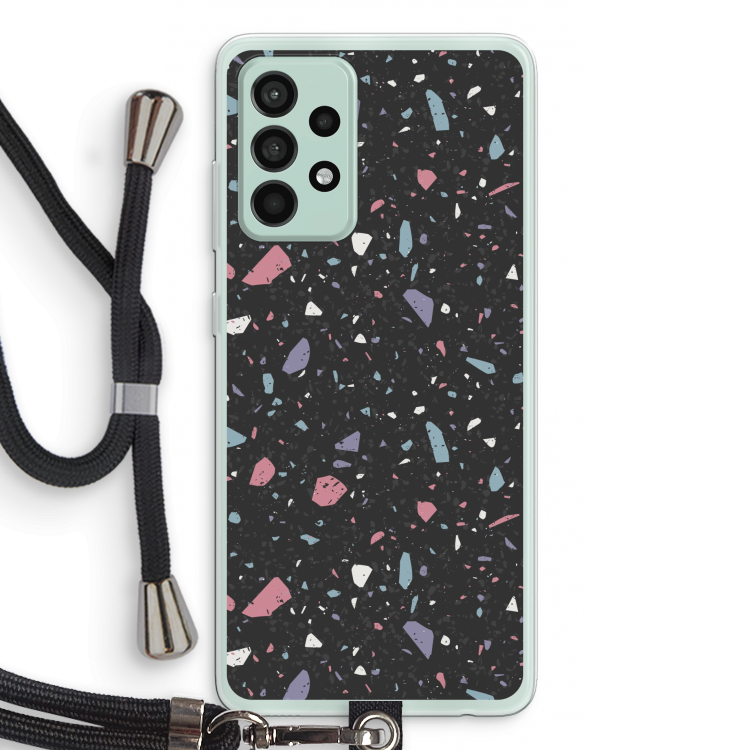 Terrazzo N°16: Samsung Galaxy A52s 5G Transparant Hoesje met koord