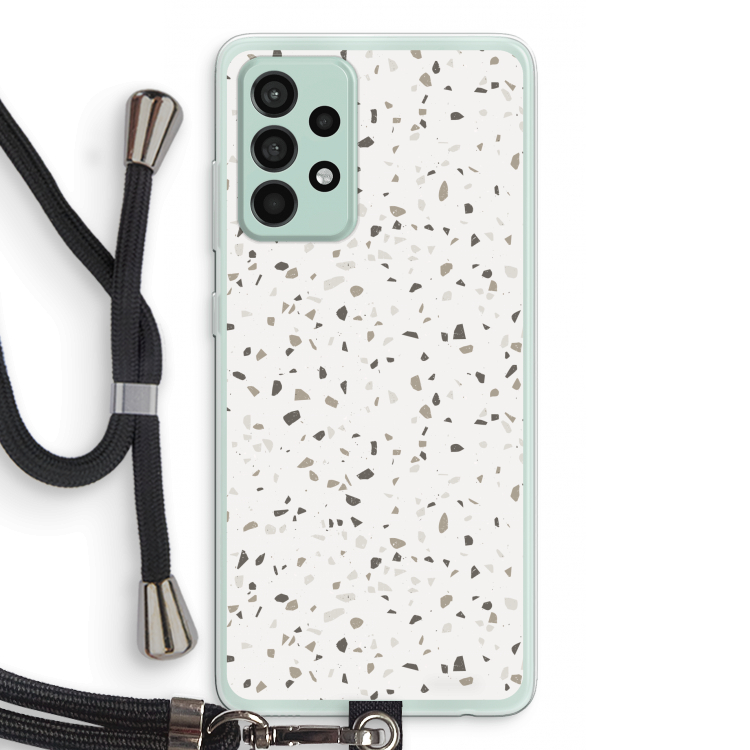Terrazzo N°14: Samsung Galaxy A52s 5G Transparant Hoesje met koord