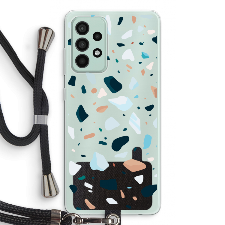 Terrazzo N°13: Samsung Galaxy A52s 5G Transparant Hoesje met koord