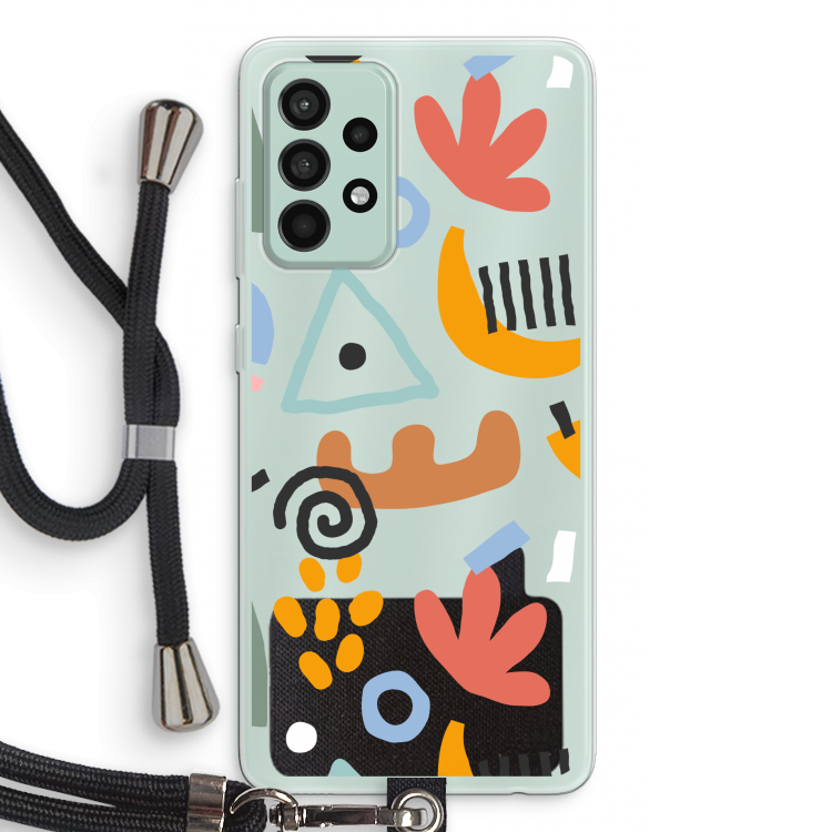Abstract: Samsung Galaxy A52s 5G Transparant Hoesje met koord