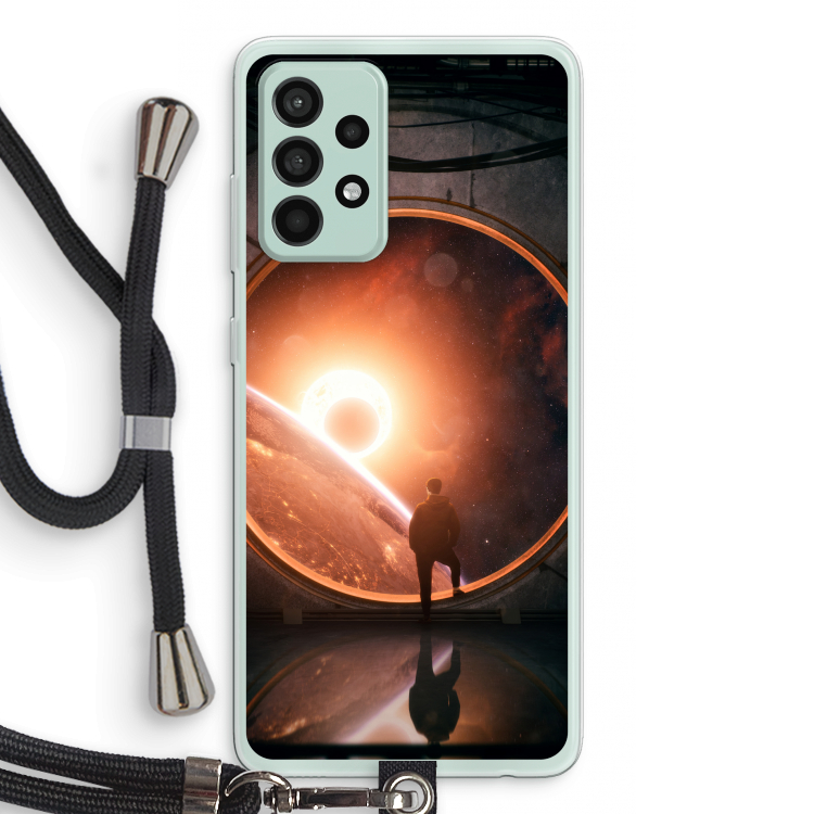 Ephemeral: Samsung Galaxy A52s 5G Transparant Hoesje met koord
