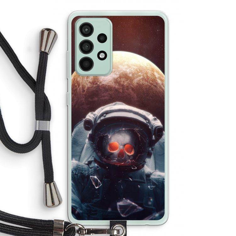 Voyager: Samsung Galaxy A52s 5G Transparant Hoesje met koord
