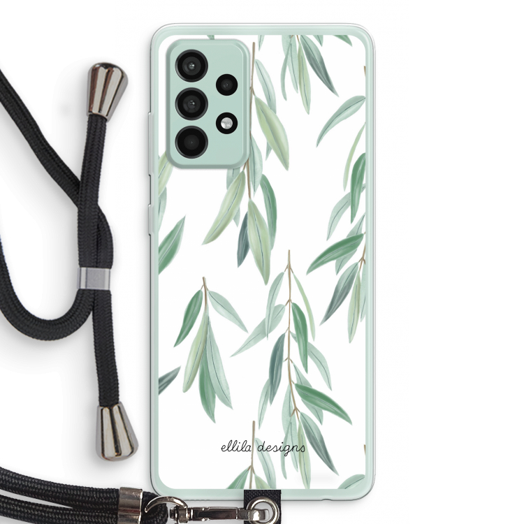 Branch up your life: Samsung Galaxy A52s 5G Transparant Hoesje met koord
