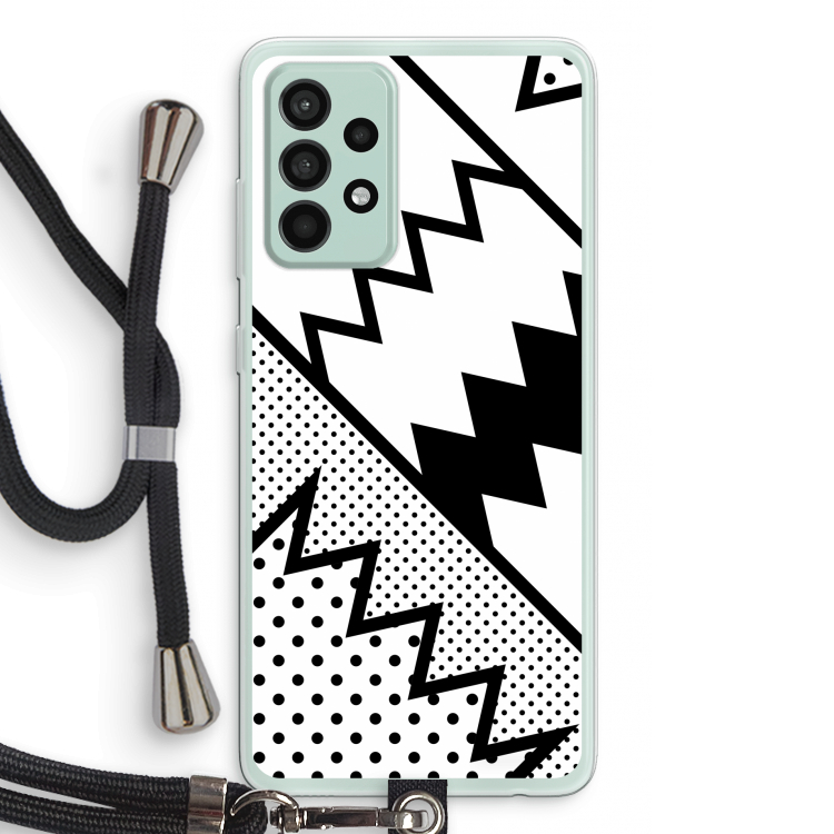 Pop Art #5: Samsung Galaxy A52s 5G Transparant Hoesje met koord