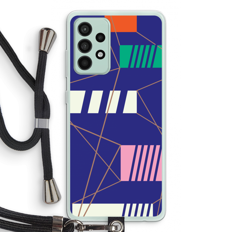 Gestalte 5: Samsung Galaxy A52s 5G Transparant Hoesje met koord