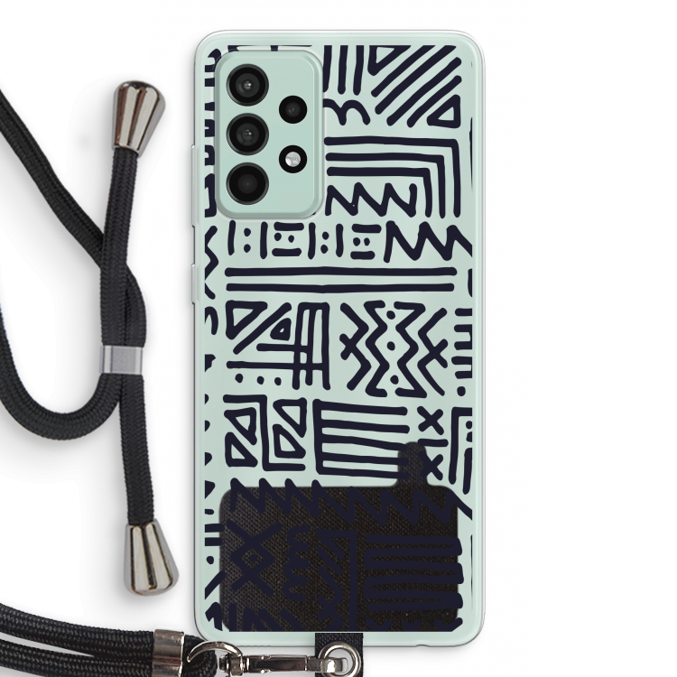 Marrakech print: Samsung Galaxy A52s 5G Transparant Hoesje met koord